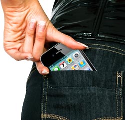 phone in back pocket